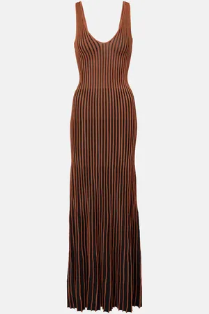 Staud Claretta pleated maxi dress