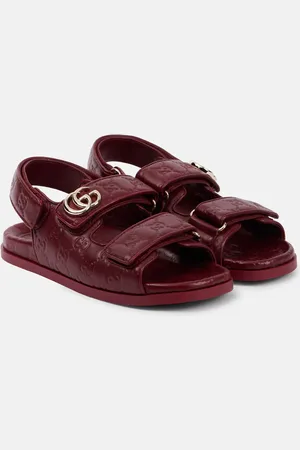 Gucci New Marmont GG leather sandals