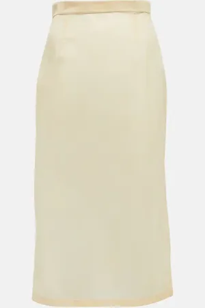 Maison Margiela Sheer pencil skirt