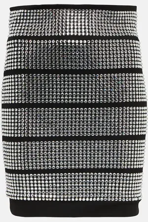 ALEXANDRE VAUTHIER Crystal-embellished jersey miniskirt