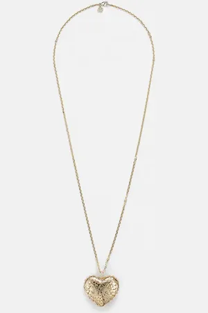 Sydney Evan Puffy Icon Wallpaper Heart 14kt necklace with diamonds