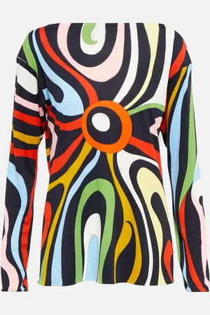 Puccini Marmo jersey blouse