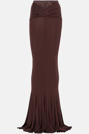 Nensi Dojaka Draped maxi skirt