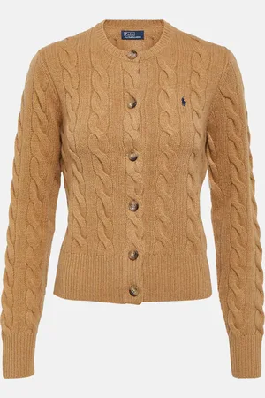 Ralph Lauren Cable-knit wool and cashmere cardigan