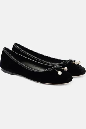 Jimmy Choo Elme velvet ballet flats