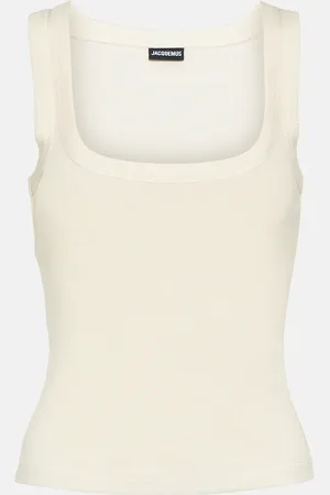 Jacquemus Le DÃ©bardeur Gros Grain cotton tank top