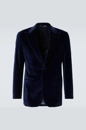 Thom Sweeney Cotton velvet tuxedo jacket