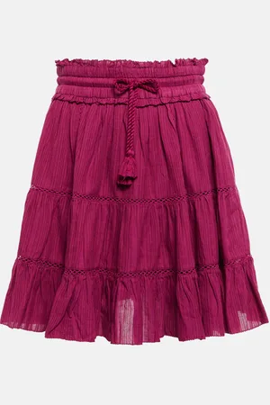 Marant Etoile Lioline cotton-blend miniskirt