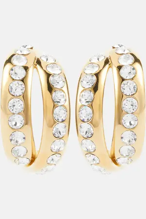 Amina Muaddi Jahleel embellished earrings