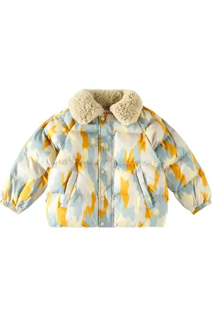 Tiny Cottons Camo padded cotton jacket