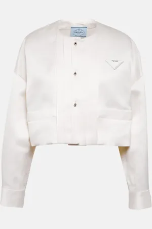 Prada Cropped silk jacket