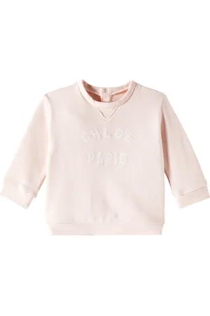 Chloé Baby logo cotton fleece sweatshirt