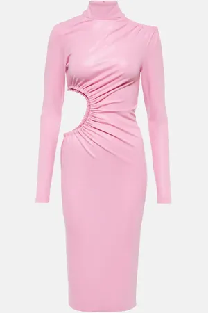 ROTATE Alice cutout midi dress