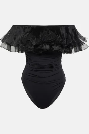 Giambattista Valli Ruffle-trimmed swimsuit