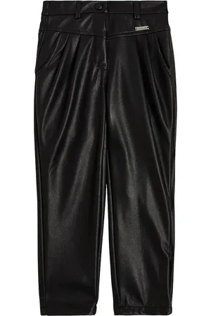 MONNALISA Faux leather pants