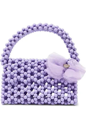 MONNALISA Faux pearl bag