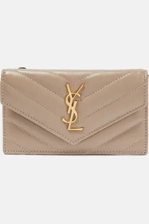 Saint Laurent Cassandre matelassÃ© leather card case