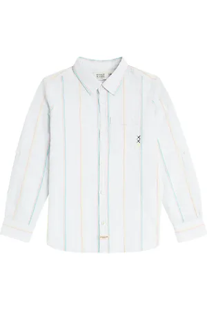 Scotch&Soda Striped cotton-blend shirt