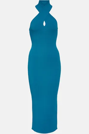 Alaïa Halterneck bodycon midi dress