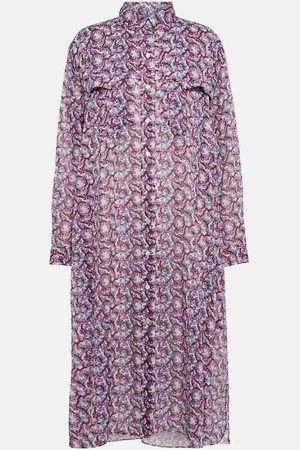 Marant Etoile Eliane floral-print cotton midi dress