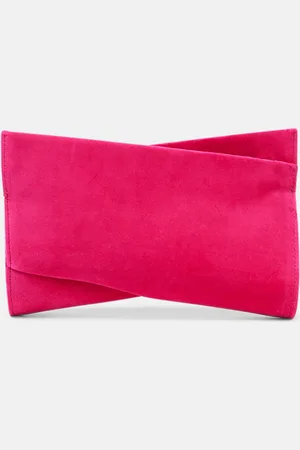 Christian Louboutin Loubitwist Small cotton velvet clutch