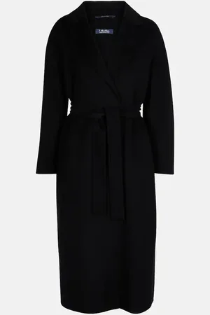 Max Mara Esturia belted virgin wool coat