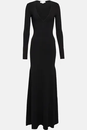 Victoria Beckham Knitted V-neck maxi dress