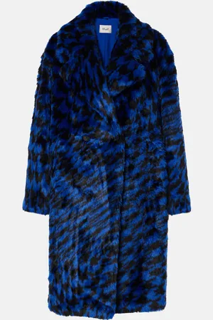 Diane von Furstenberg Printed faux fur coat
