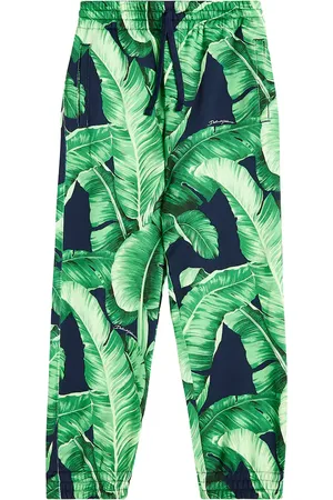 Dolce & Gabbana Printed cotton jersey sweatpants