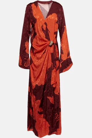 JOHANNA ORTIZ Floral jacquard maxi dress