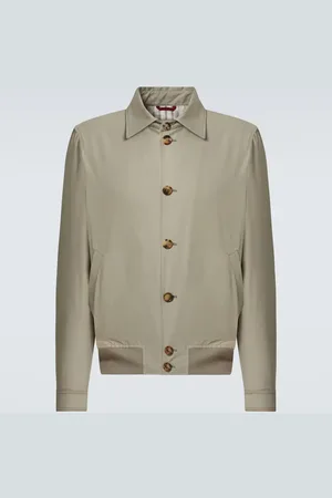 Brunello Cucinelli Cotton-blend bomber jacket