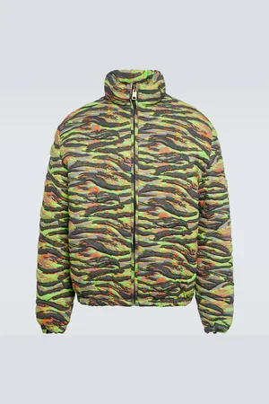 ERL Camouflage quilted cotton jacket