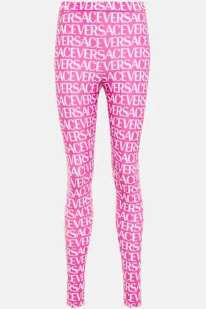 VERSACE Logo printed leggings