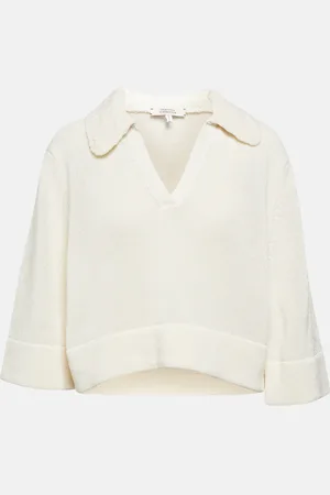 Dorothee Schumacher Sporty wool and cotton-blend polo sweater