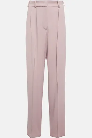 Joseph Buckley pleated wide-leg wool-blend pants