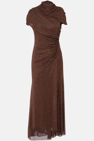 Self-Portrait Embellished cutout midi dress
