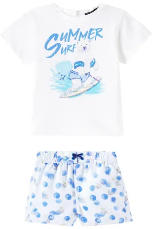 MONNALISA Baby T-shirt and Bermuda shorts set