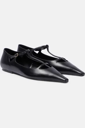 The Row Cyd leather ballet flats