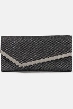 Jimmy Choo Emmie metallic clutch