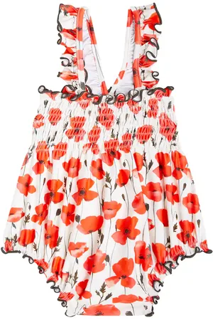 Suncracy Baby Valencia floral smocked swimsuit