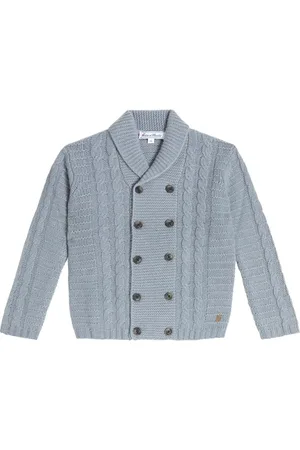 Tartine Et Chocolat Cable-knit wool cardigan