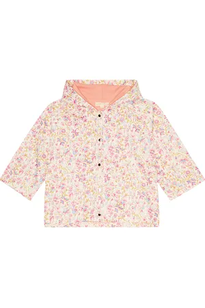 Louise Misha Felvet floral raincoat
