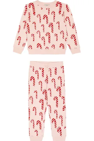 Stella McCartney Set of cotton sweatshirt and sweatpants