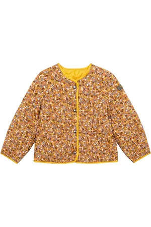 Il gufo Floral cotton jacket