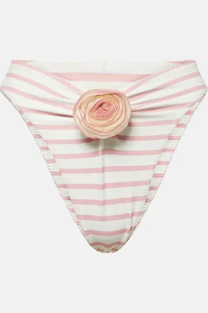 SAME Rose floral-appliquÃ© bikini bottoms