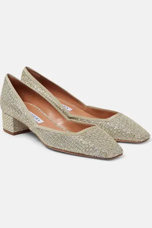 Aquazzura Maia 35 tweed pumps