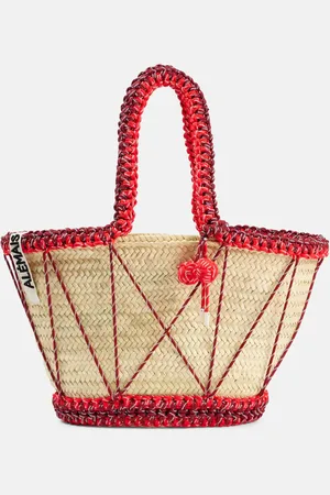 ALÉMAIS Lalo Maxi macramÃ© basket bag