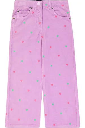 Stella McCartney Embroidered cotton jeans