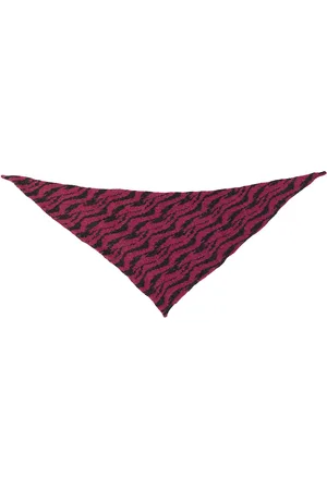 PAADE Intarsia-knit wool-blend scarf