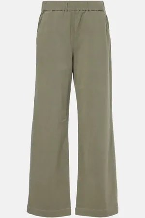 Velvet Naya cotton-blend twill wide-leg pants